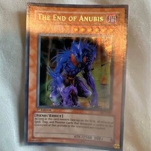 The End of Anubis Yu-Gi-Oh! First edition, secret rare, HOL0 AST-000